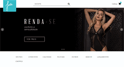 Desktop Screenshot of jackielingerie.com.br